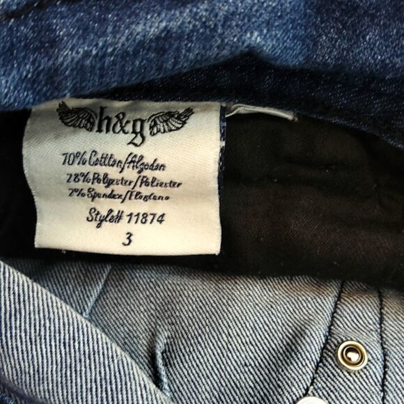 h & g five pocket skinny leg Jeans with bling - Picture 13 of 13